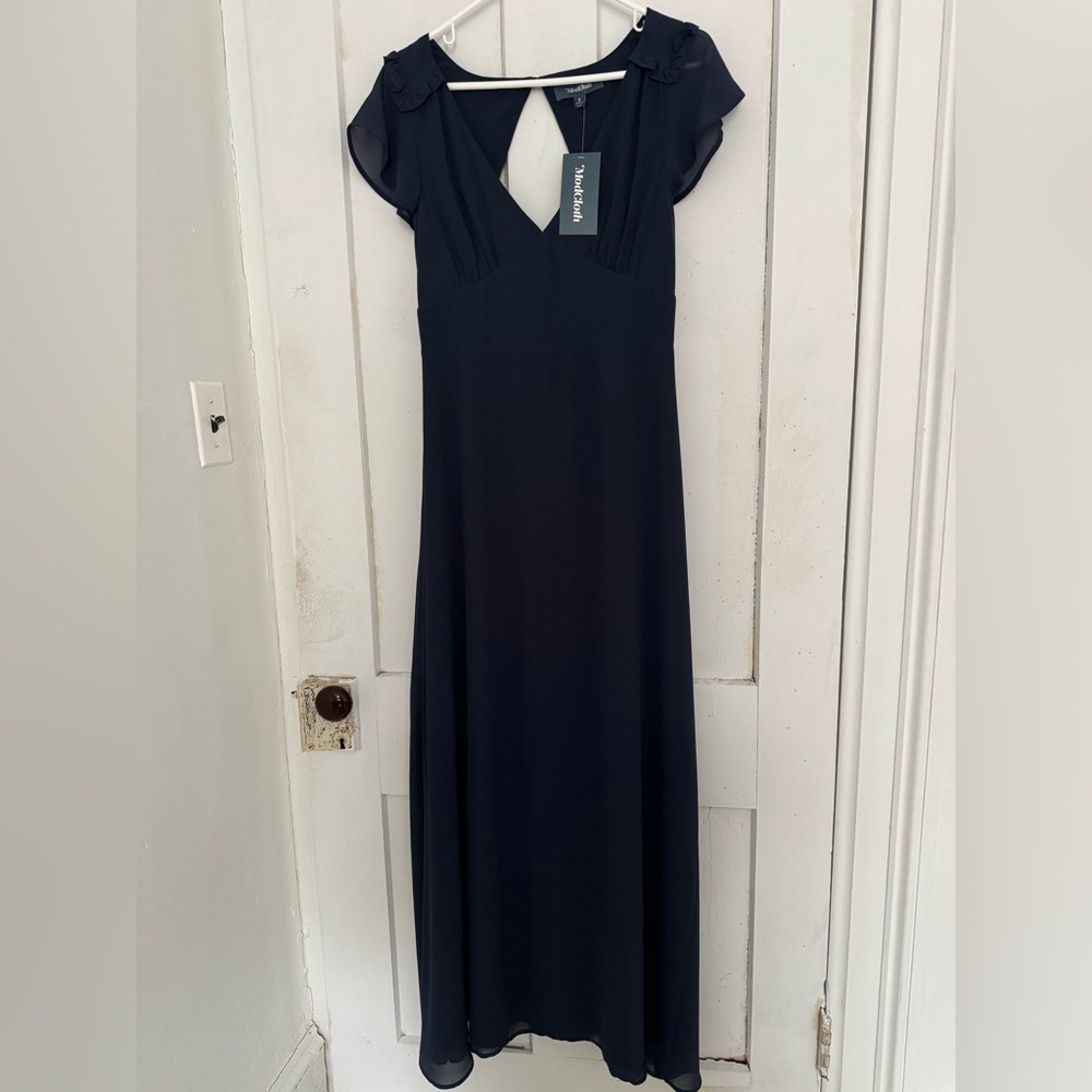 Evening Dress, Navy Blue, Size 8